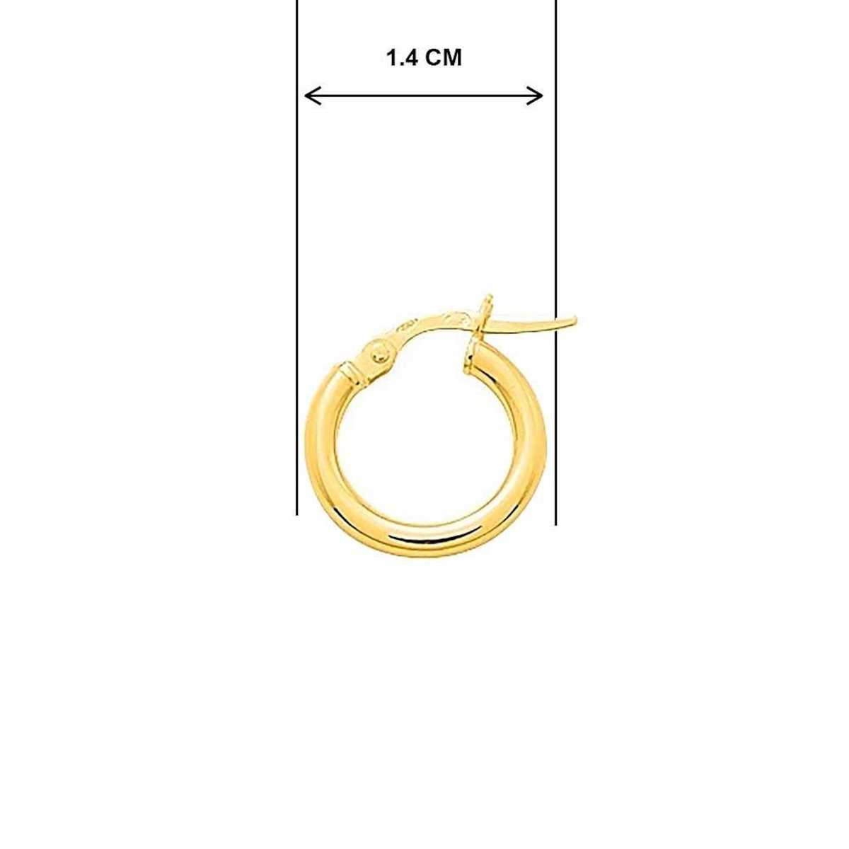 L'ATELIER D'AZUR Boucles d'Oreilles Or Jaune - Créoles Femme