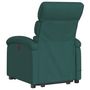 Voir la diapositive 4 : VIDAXL Fauteuil inclinable de massage electrique Vert fonce Tissu
