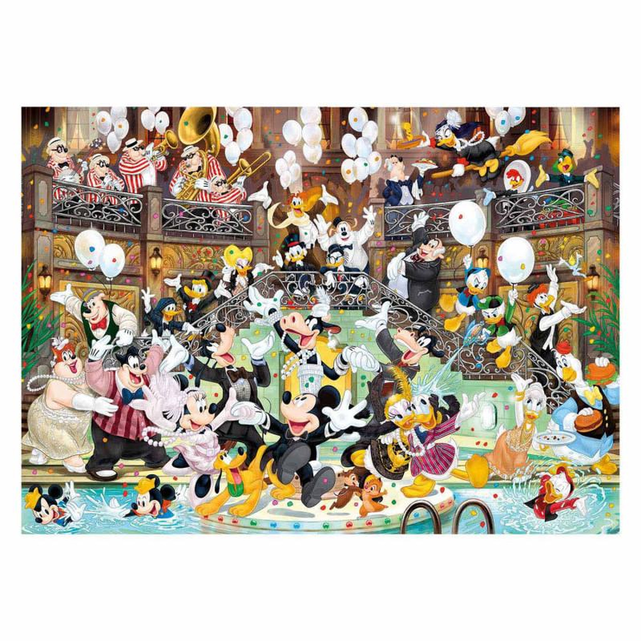Voir la diapositive 2 : CLEMENTONI Puzzle 6000 pièces – Disney Gala – Clementoni – Adulte 14+ ans