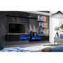 Voir la diapositive 2 : Paris Prix Ensemble Meuble TV  Switch XXIV  250cm Noir & Naturel