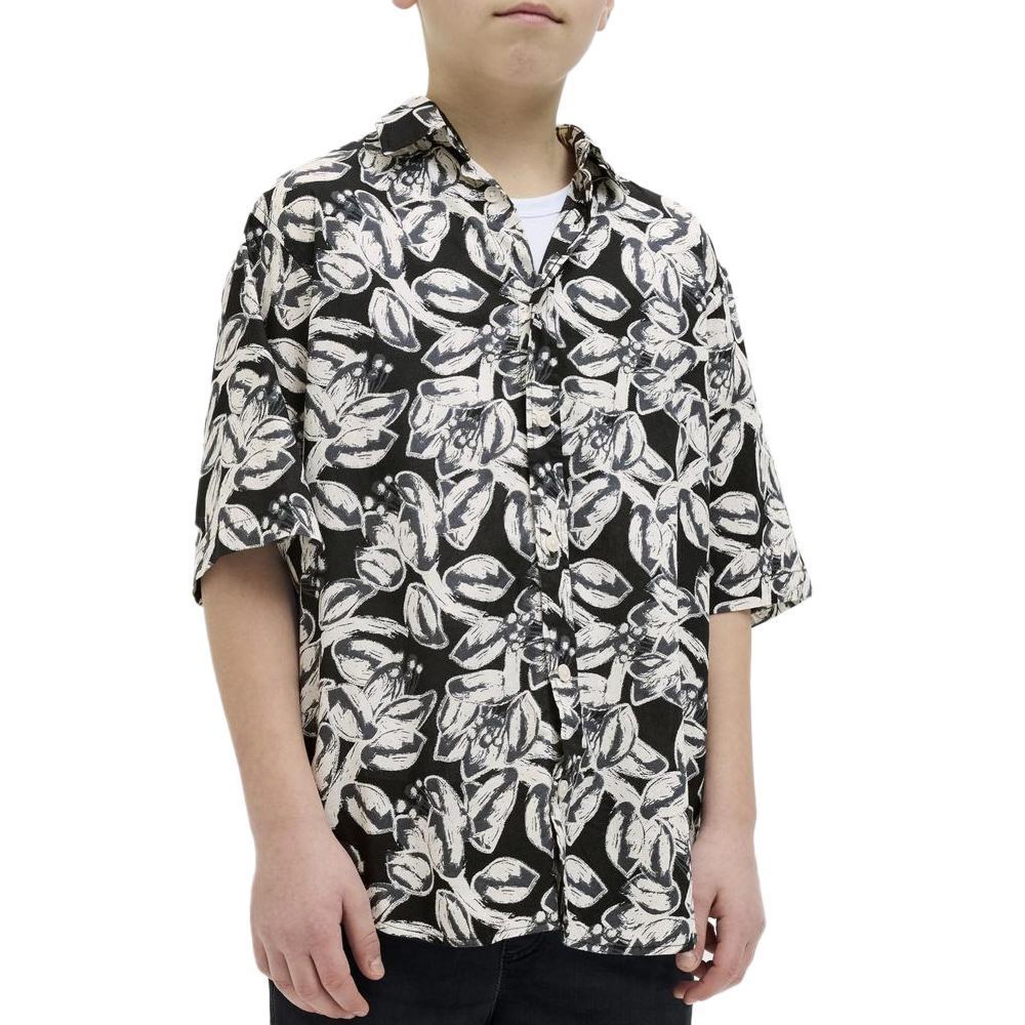 Voir la diapositive 2 : Jack & Jones Chemise Noir Garçon Jack & Jones Joshua