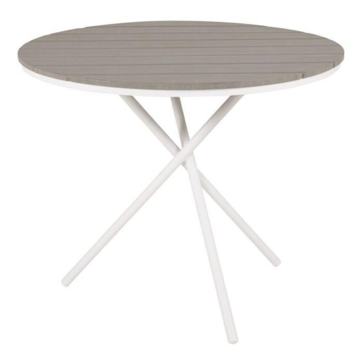 Paris Prix Table de Jardin Ronde  Parma  90cm Gris