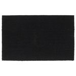 VIDAXL Tapis de porte noir 50x80 cm fibre de coco touffete