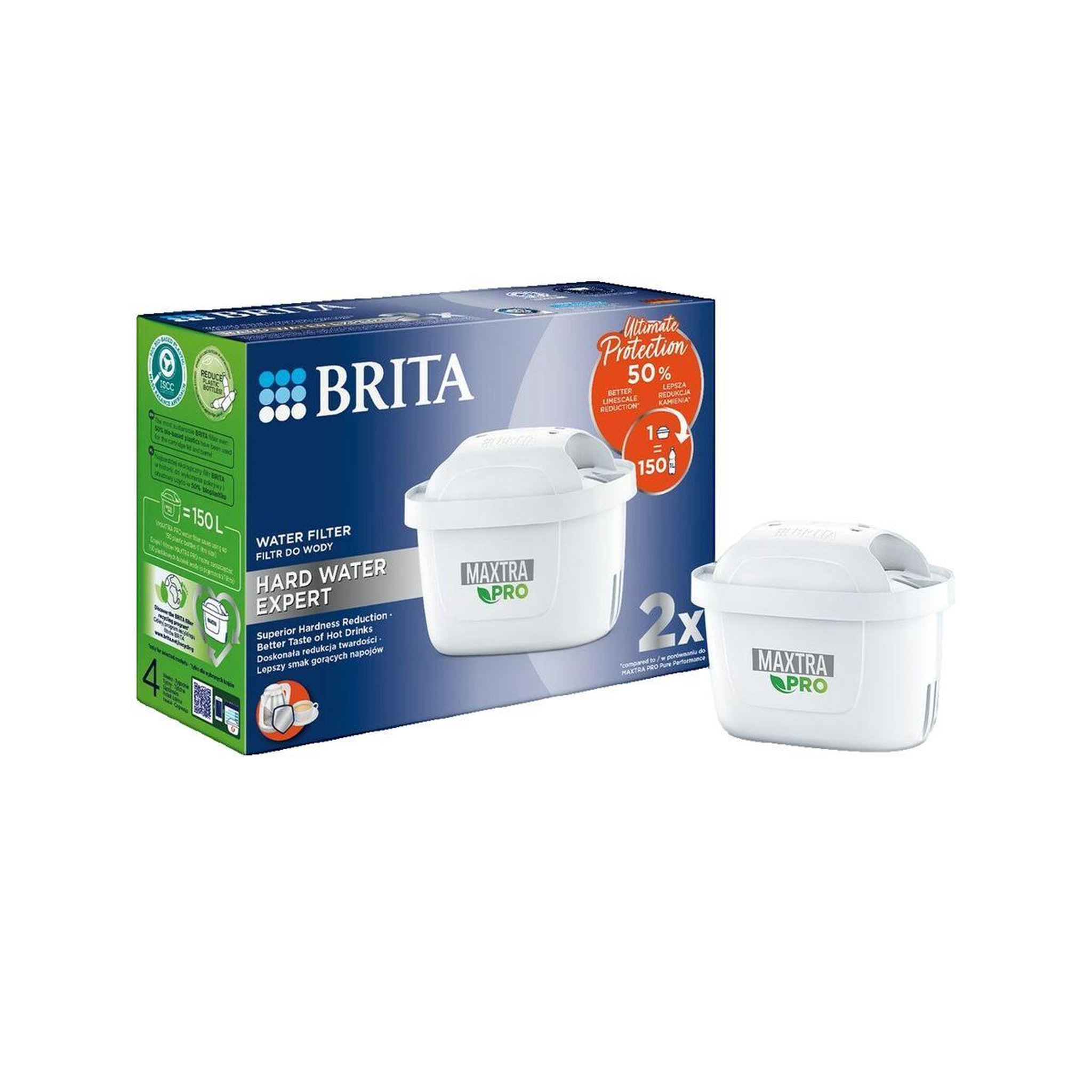 Voir la diapositive 2 : Brita Filtre à eau Brita Maxtra Pro blanche
