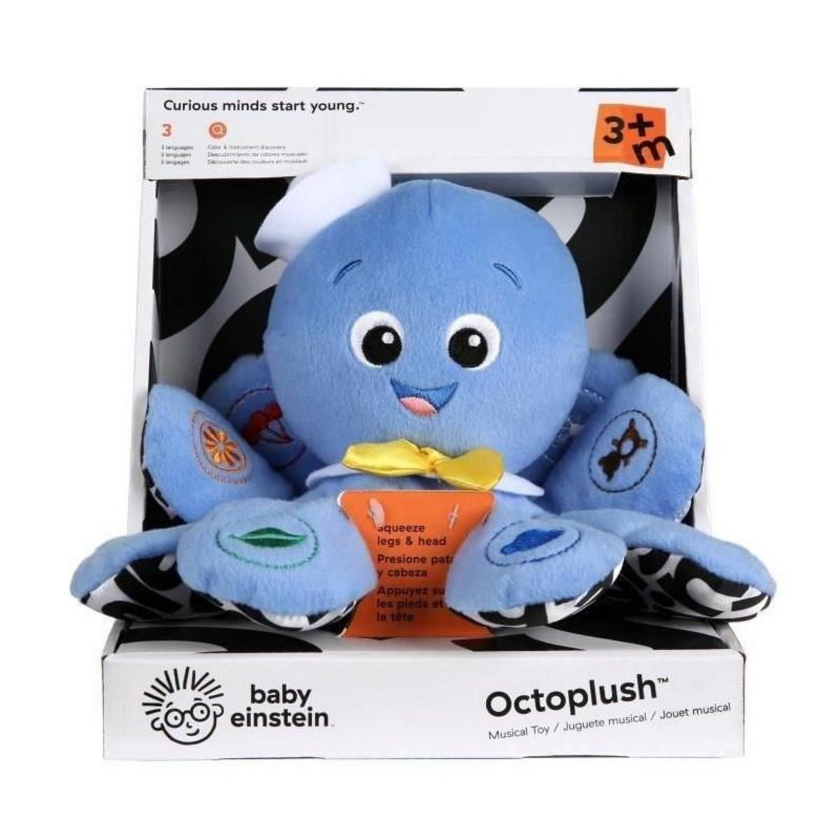 BABY EINSTEIN BABY EINSTEIN Poulpe Toudou Octoplush - Bleu