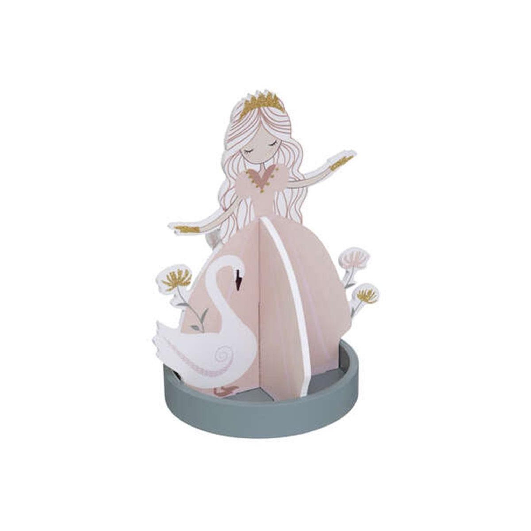 Voir la diapositive 1 : Atmosphera Kids Porte bijoux enfant  il était une fois  21cm rose