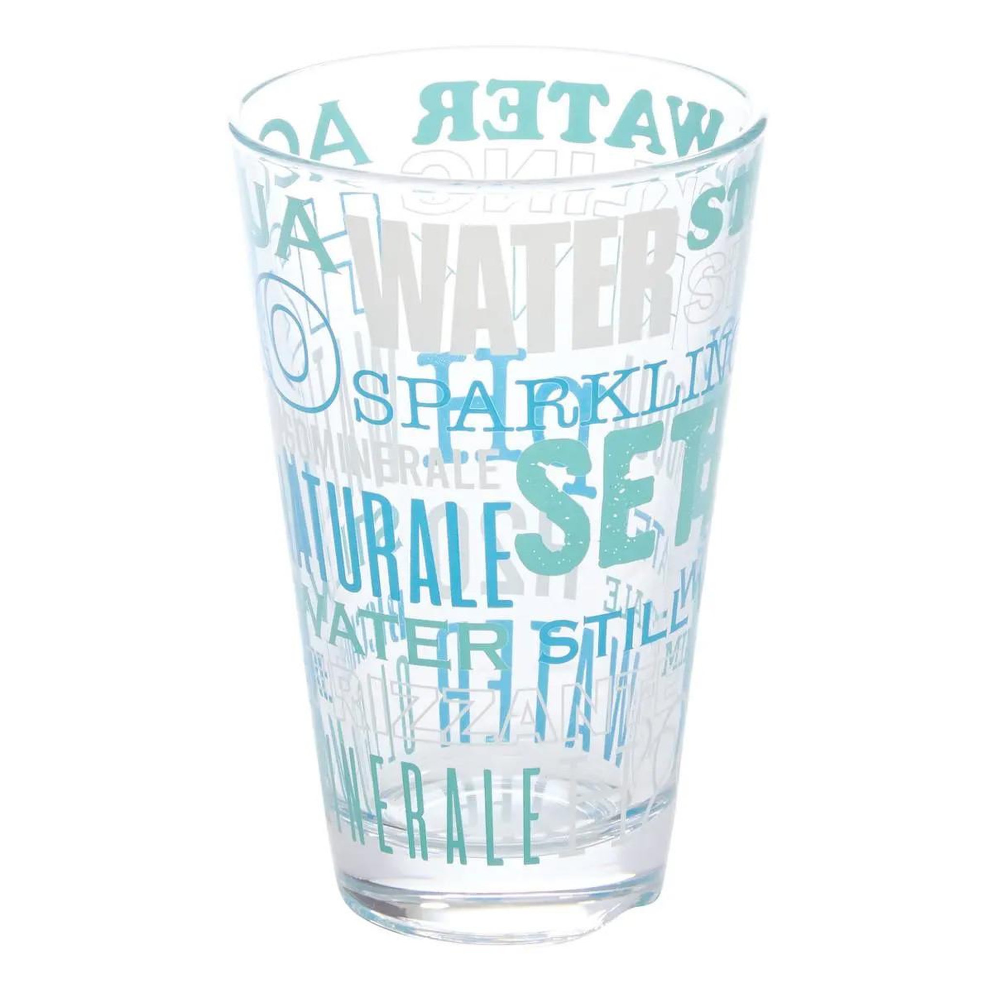 Voir la diapositive 2 : SECRET DE GOURMET Lot de 6 verres hauts  aqua  31cl bleu