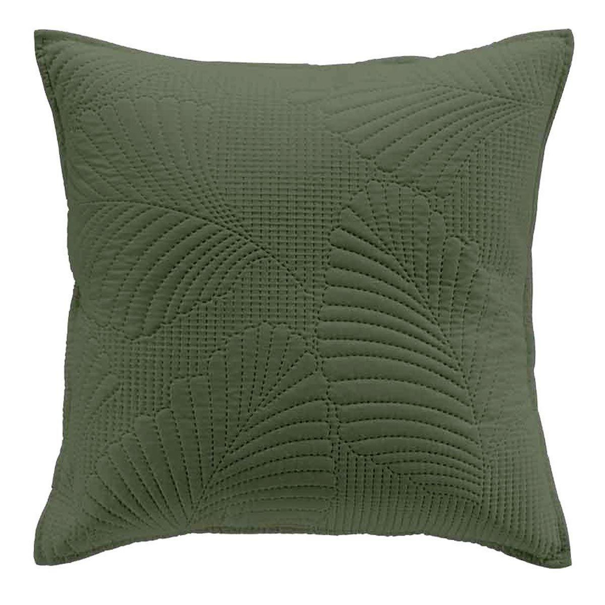 Douceur d'Intérieur Housse de coussin  palombine  40x40cm kaki