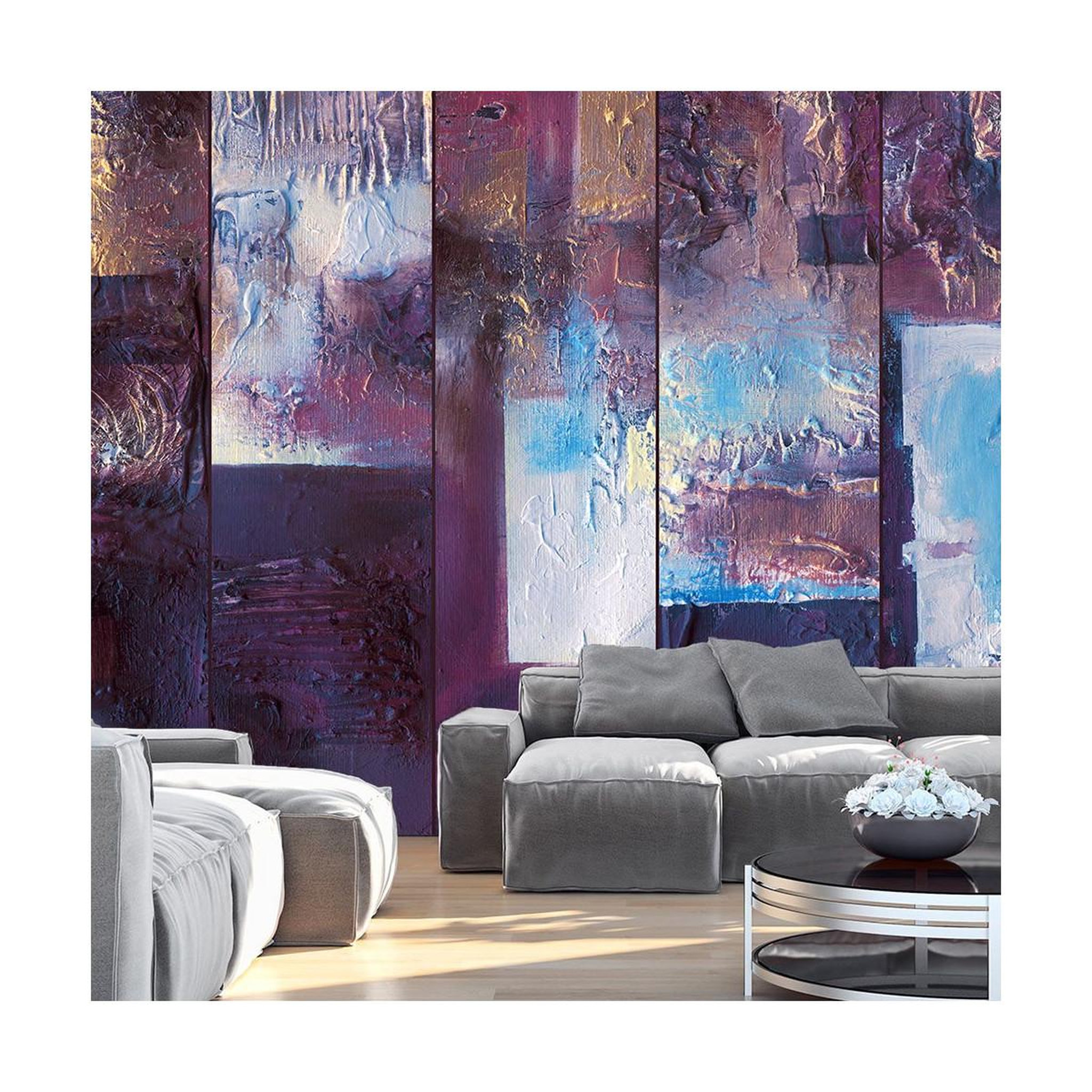 Paris Prix Papier peint  winter evening abstract  50x1000cm