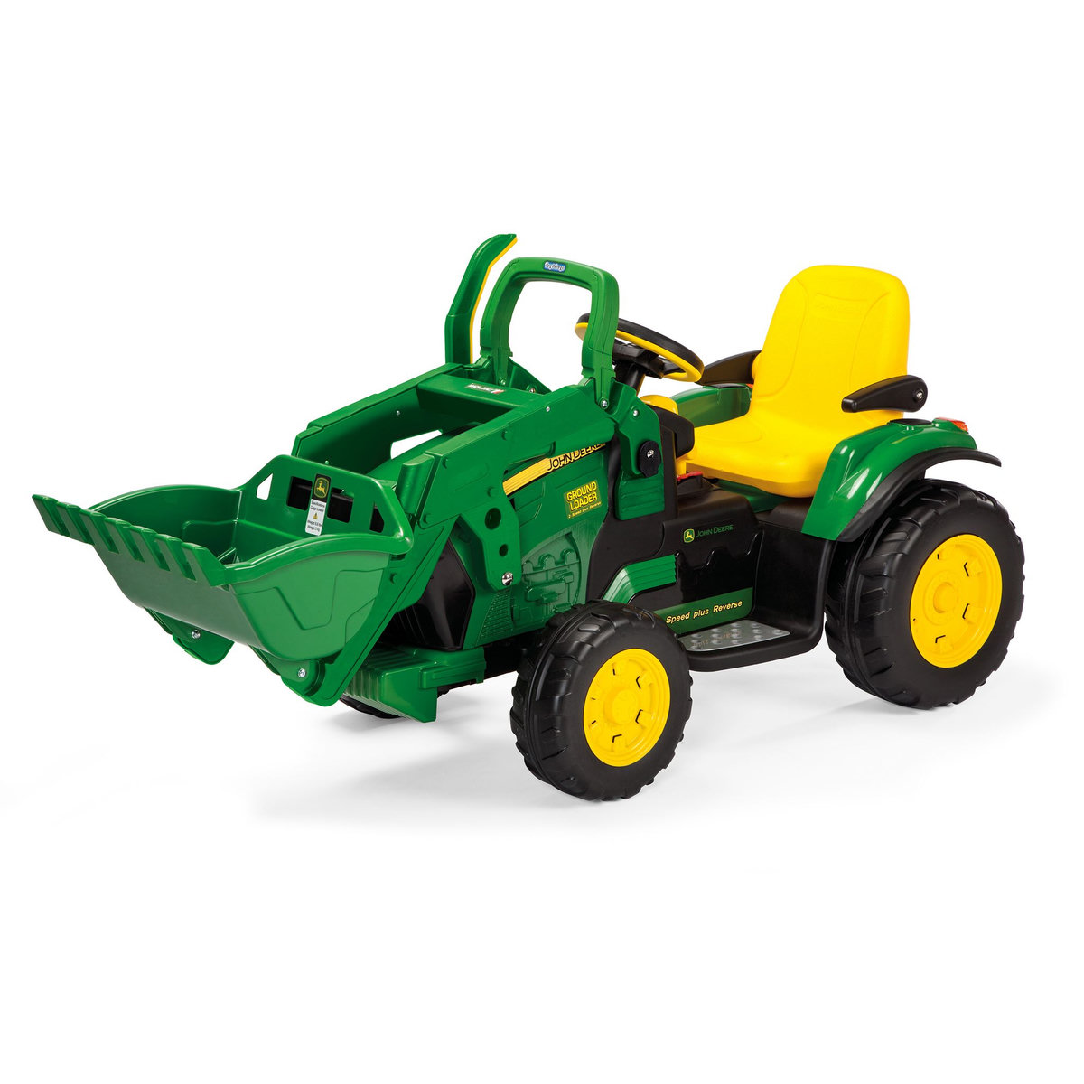 PEG PEREGO Tracteur avec pelleteuse John Deere 