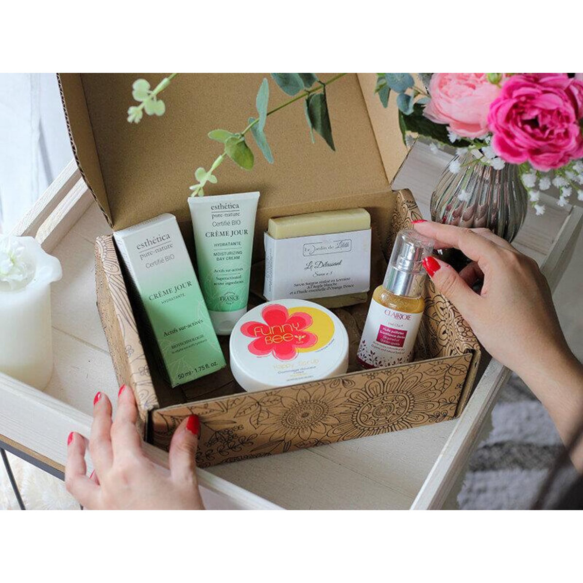 Smartbox Sélection de produits de beauté bios et naturels à recevoir chez soi - Coffret Cadeau Bien-être