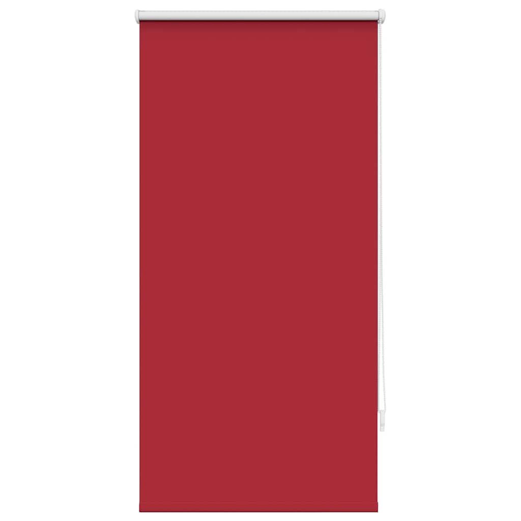 VIDAXL Store enrouleur occultant 64,4 x 120 cm, largeur du tissu 60 cm, rouge