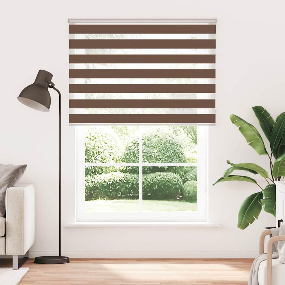 VIDAXL Store zebre marron 165x230cm largeur du tissu 160,9cm polyester