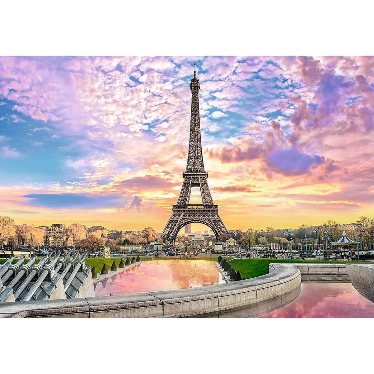 Trefl Puzzle 1000 pièces :  Unlimited Fit Technology : Tour Eiffel, Paris, France