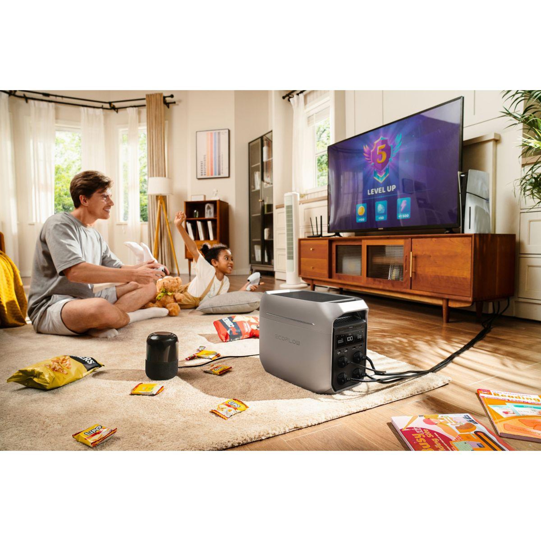 Voir la diapositive 4 : ECOFLOW Station de charge delta 3 plus portable power station