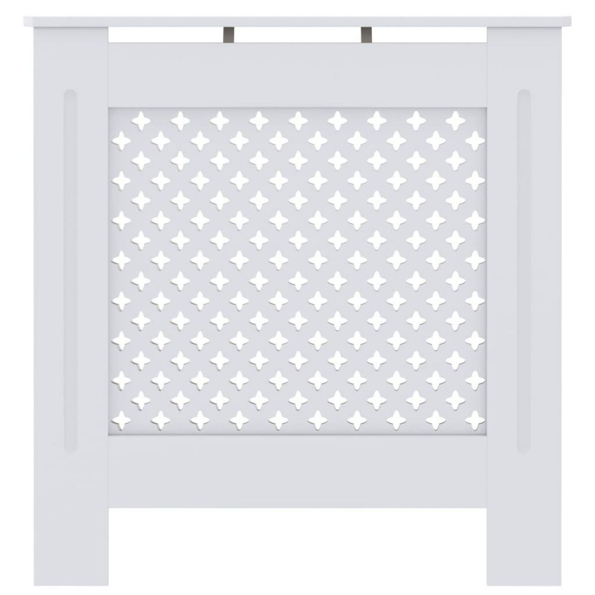 VIDAXL Cache-radiateur MDF Blanc 78 cm