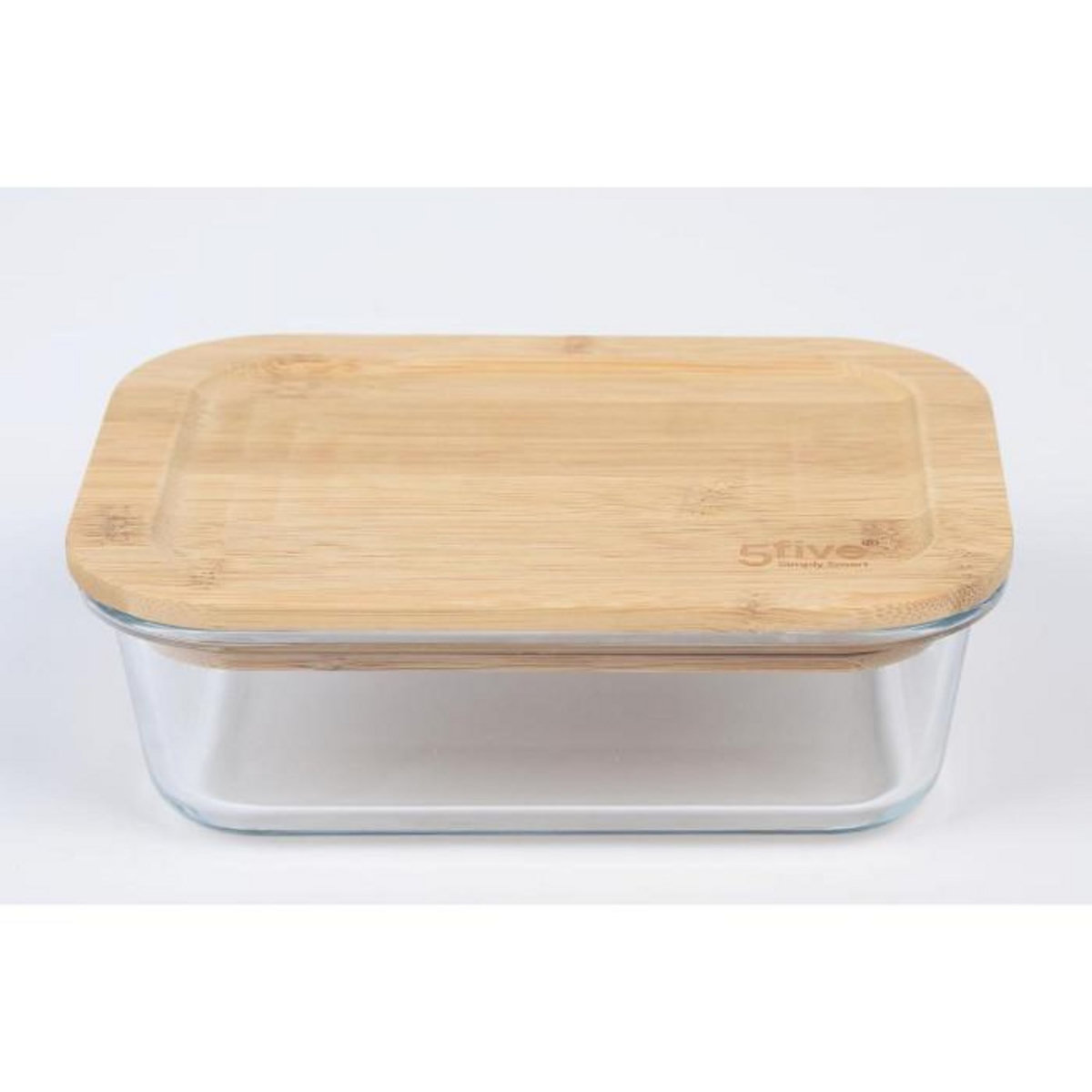 FIVE Bocal en Verre  Bambou  0,38L Transparent