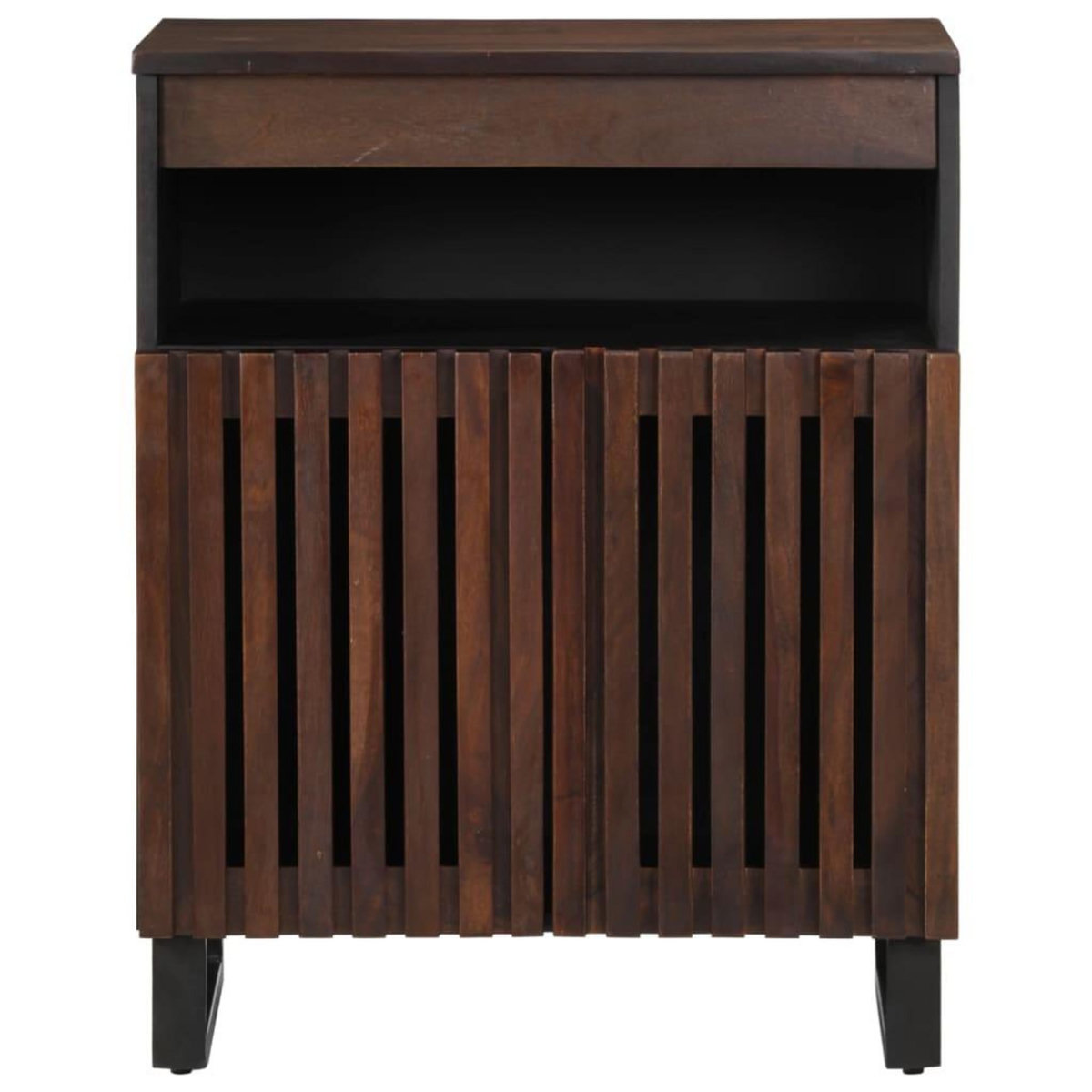 VIDAXL Buffet marron 60x34x75 cm bois massif de manguier