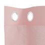 Voir la diapositive 5 : VIDAXL Rideaux en voile avec œillets 2 pcs rose 140x140 cm