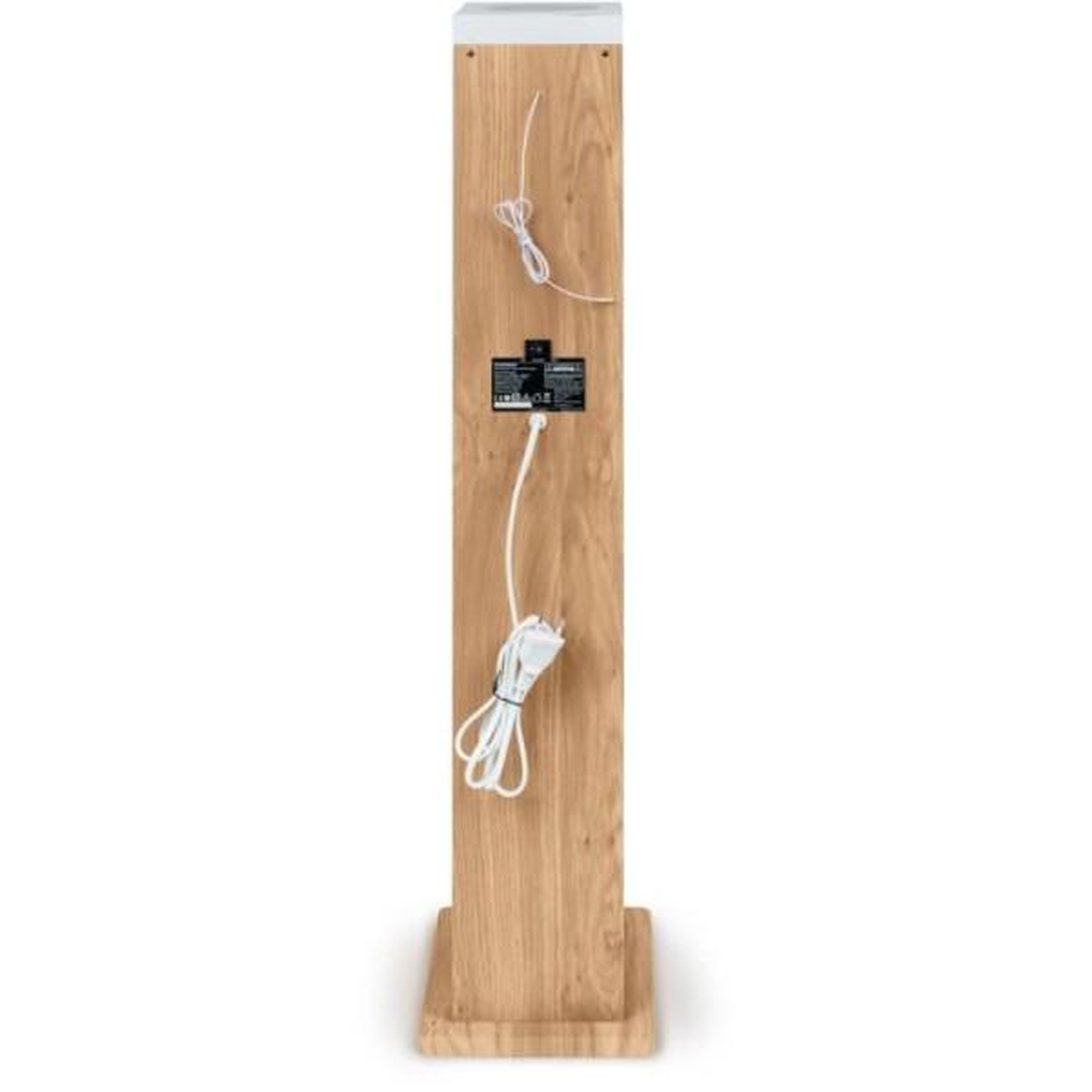 Voir la diapositive 3 : THOMSON Enceinte colonne haute qualite tour haut-parleur - thomson - bluetooth/cd/usb/sd - blanc/bois - 60w - radio fm