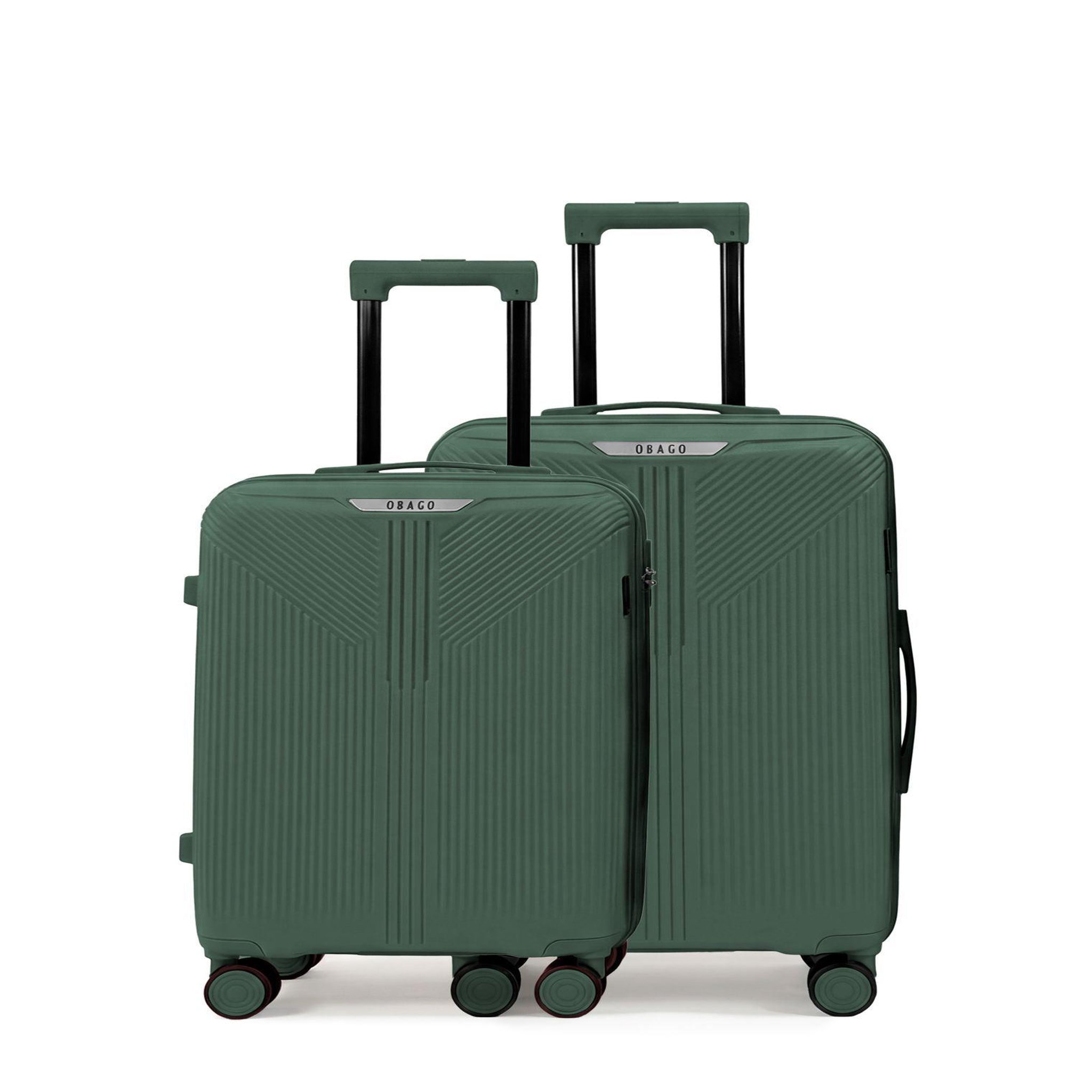 OBAGO Lot de 2 Valises Rigides Taille Moyenne et Cabine ERIDAN