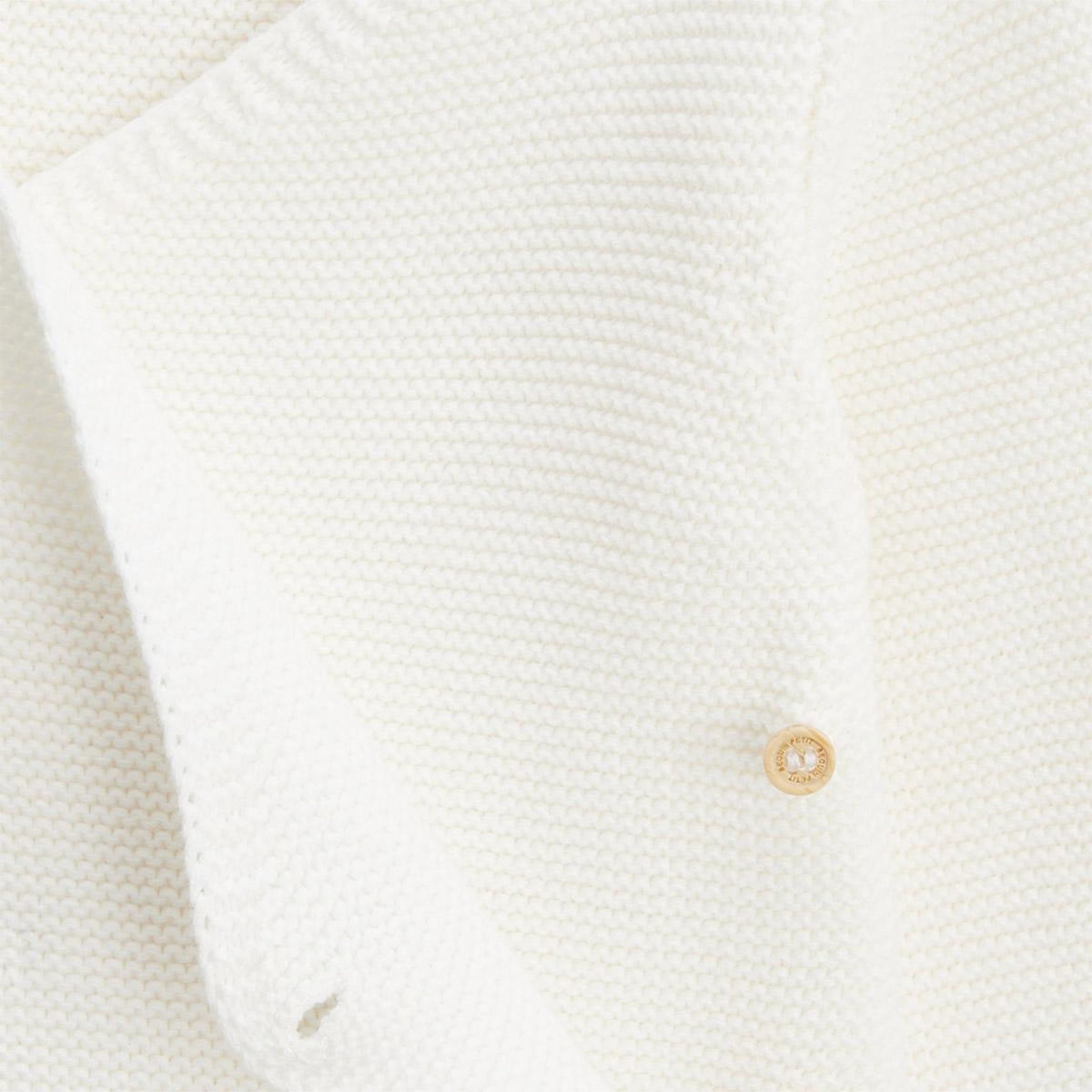 Petit Béguin Ensemble gilet et pantalon bébé en tricot Hello Baby