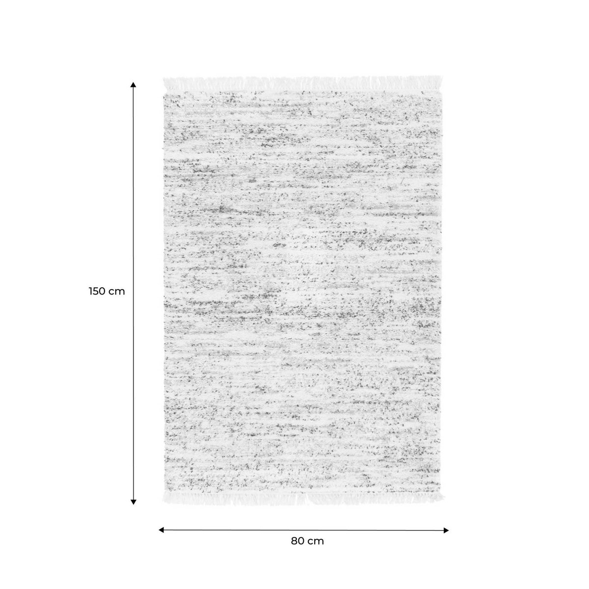 SWEEEK Tapis intérieur avec motif tacheté, crème