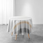 Voir la diapositive 1 : Paris Prix Nappe de Table Ronde  Iliade  180cm Gris