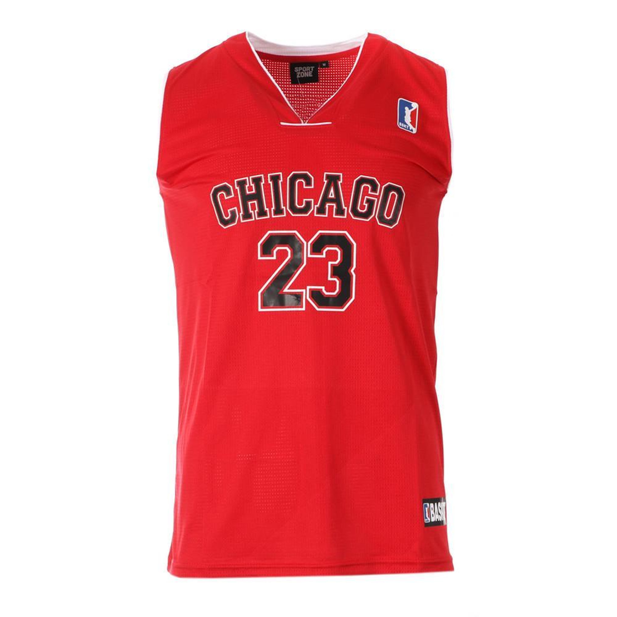 SPORTZONE Chicago 23 Maillot de basket  Homme Sport Zone. Coloris disponibles : Rouge