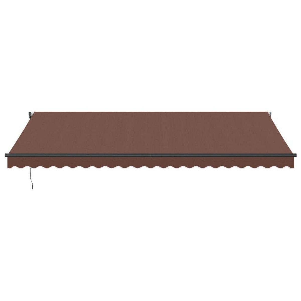 VIDAXL Auvent retractable automatique marron 500x300 cm