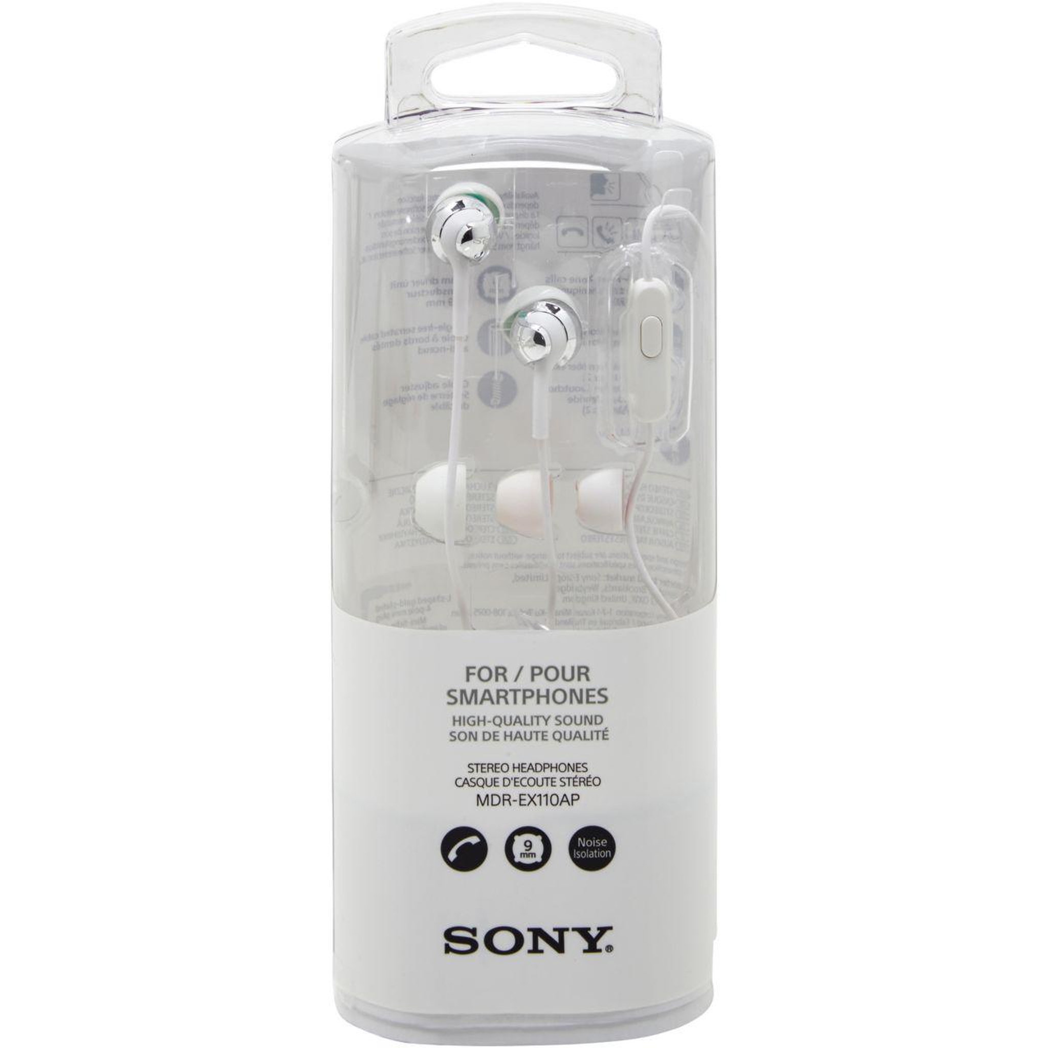 Voir la diapositive 3 : SONY Ecouteurs MDREX110 Blanc