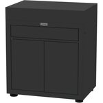 Le marquier Meuble de cuisine extérieure avec tiroir 80x55cm noir