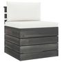 Voir la diapositive 4 : VIDAXL Salon palette de jardin 6 pcs avec coussins Bois de pin massif