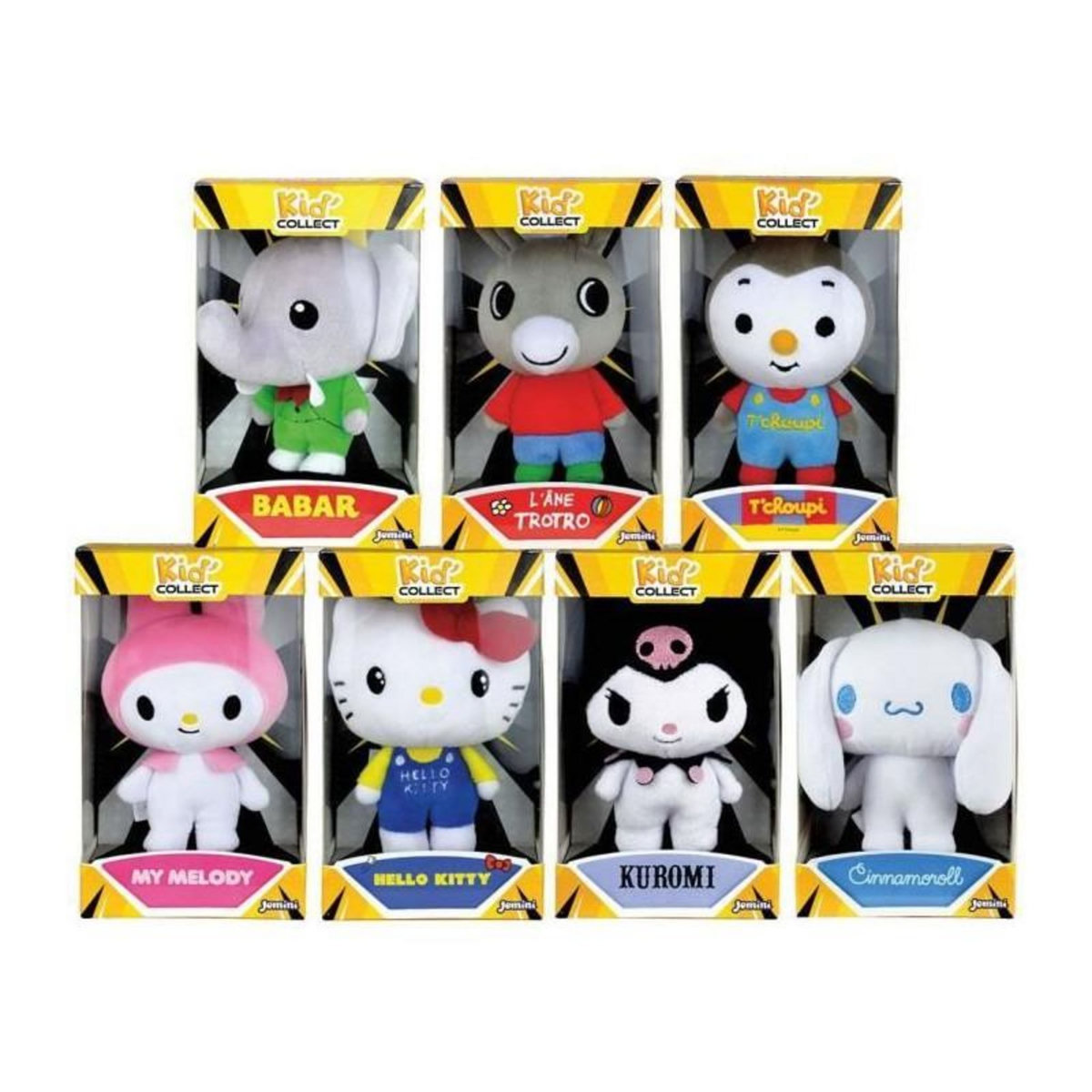 JEMINI Peluche a collectionner Kuromi - JEMINI - Hello Kitty - Kid'collect +/- 13 cm