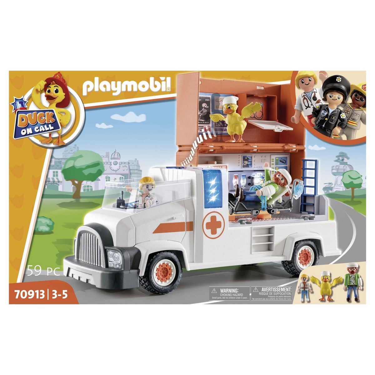 PLAYMOBIL 70913 - Duck on Call - Ambulance 
