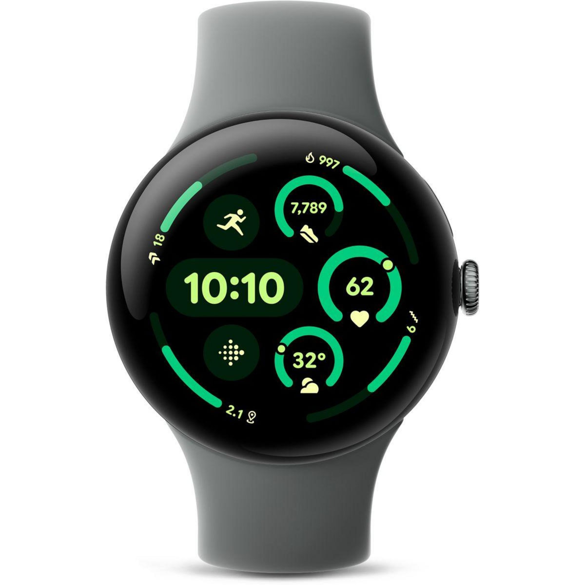 GOOGLE Montre connectée Pixel Watch 3 45 mm Vert Sauge Bluetooth