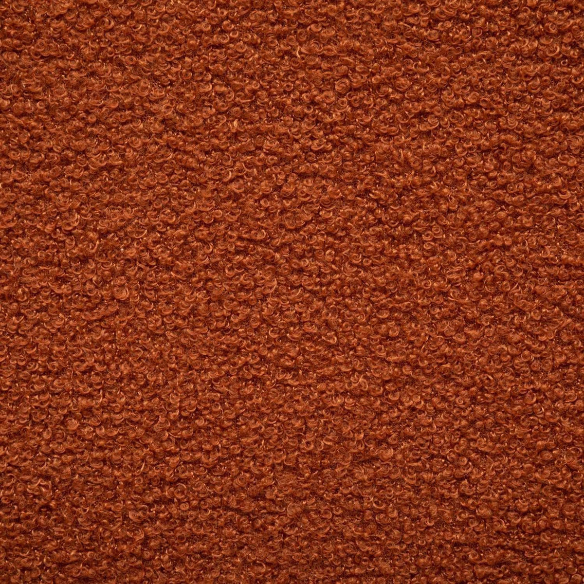 ATMOSPHERA Pouf pliant héxagonal en bouclette - Ambre