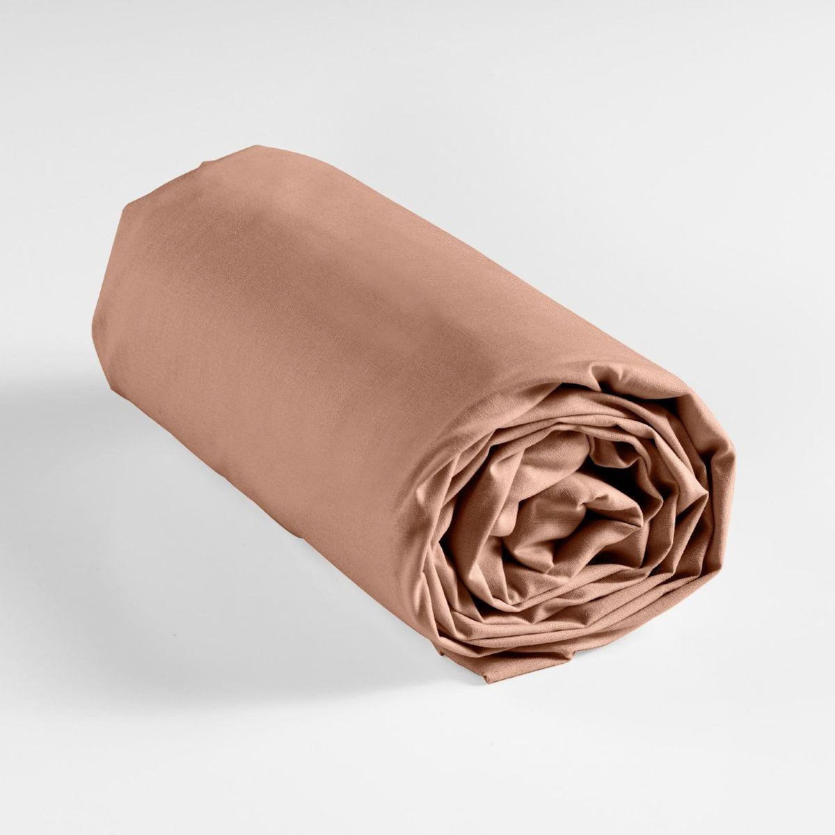 Paris Prix Drap Housse  Lina  90x190cm Rose Blush