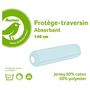 Voir la diapositive 1 : POUCE Protège traversin absorbant en polycoton PUNTO