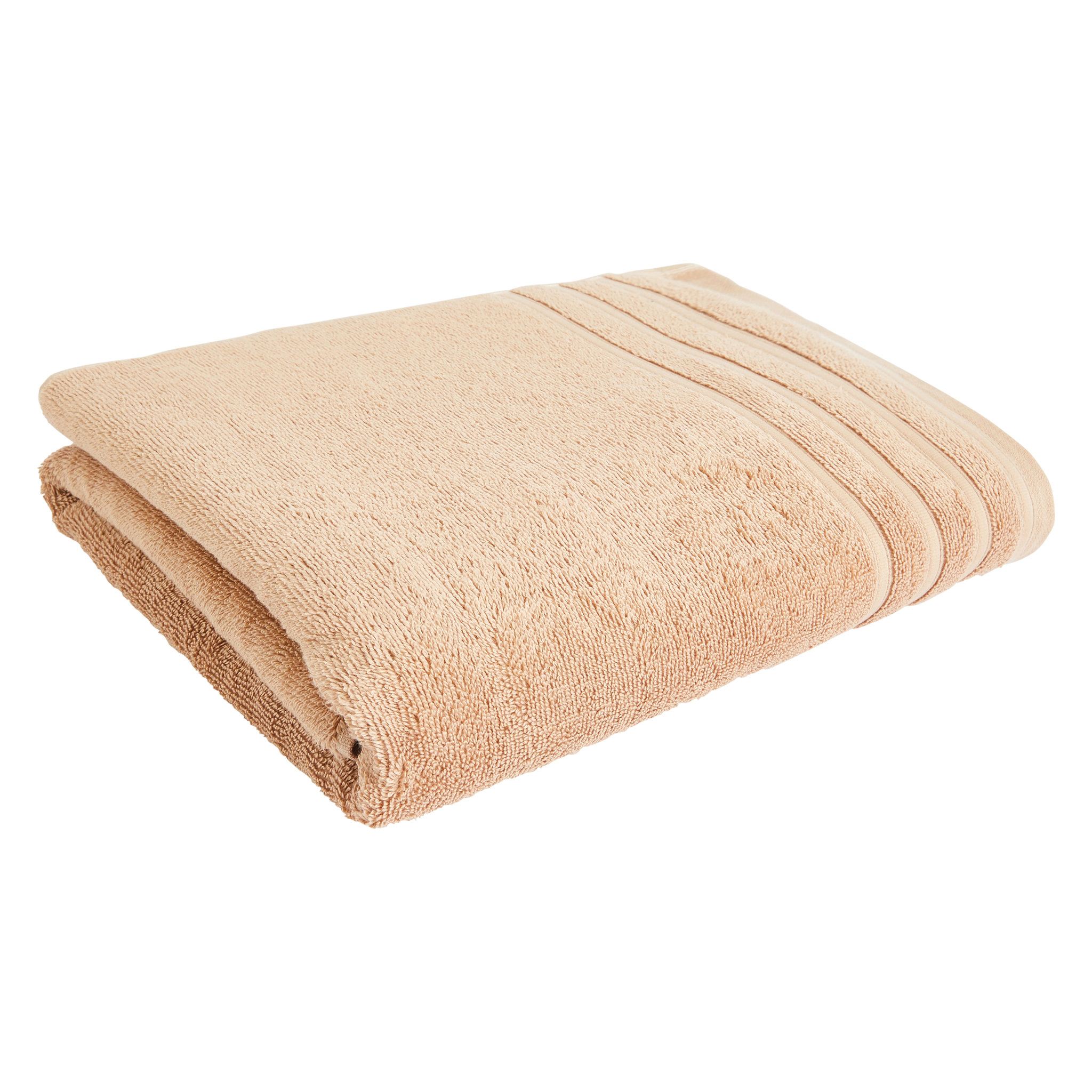 Voir la diapositive 1 : ACTUEL  Serviette de toilette unie en coton bouclé 500 gr/m2