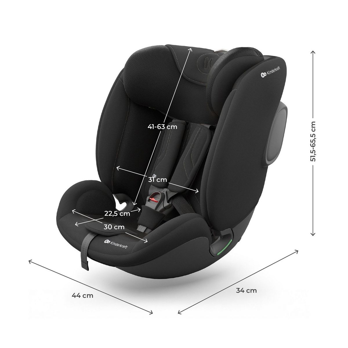 KINDERKRAFT Siège auto isofix enfant réglable