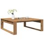 Voir la diapositive 1 : VIDAXL Table basse chene artisanal 100x100x35 cm bois d'ingenierie