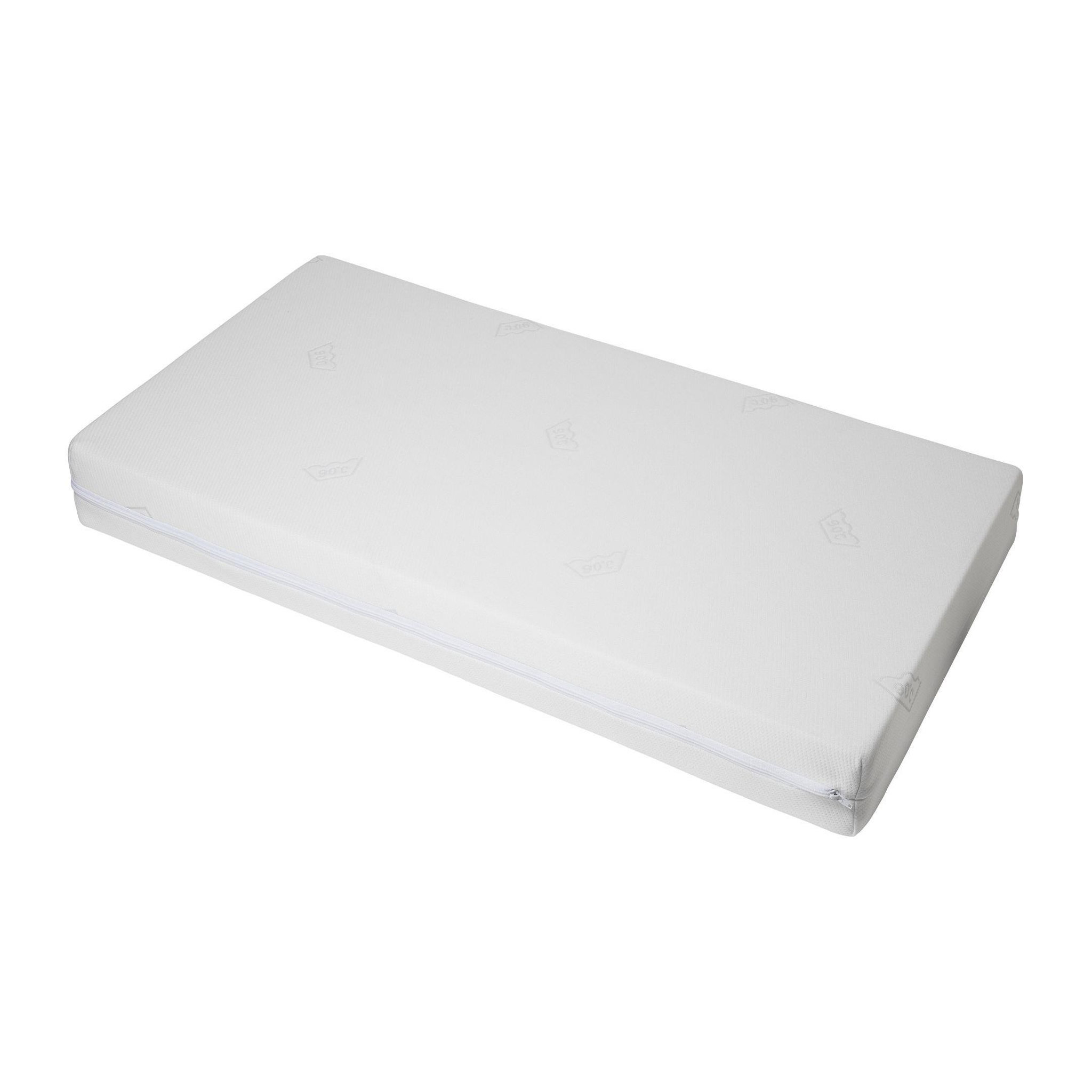 Voir la diapositive 4 : BABYCALIN Matelas hygiène déhoussable lit bébé 70 x 140 cm - 100% polyuréthane - blanc