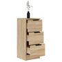 Voir la diapositive 5 : VIDAXL Buffets 2 pcs Chene Sonoma 30x30x70 cm Bois d'ingenierie