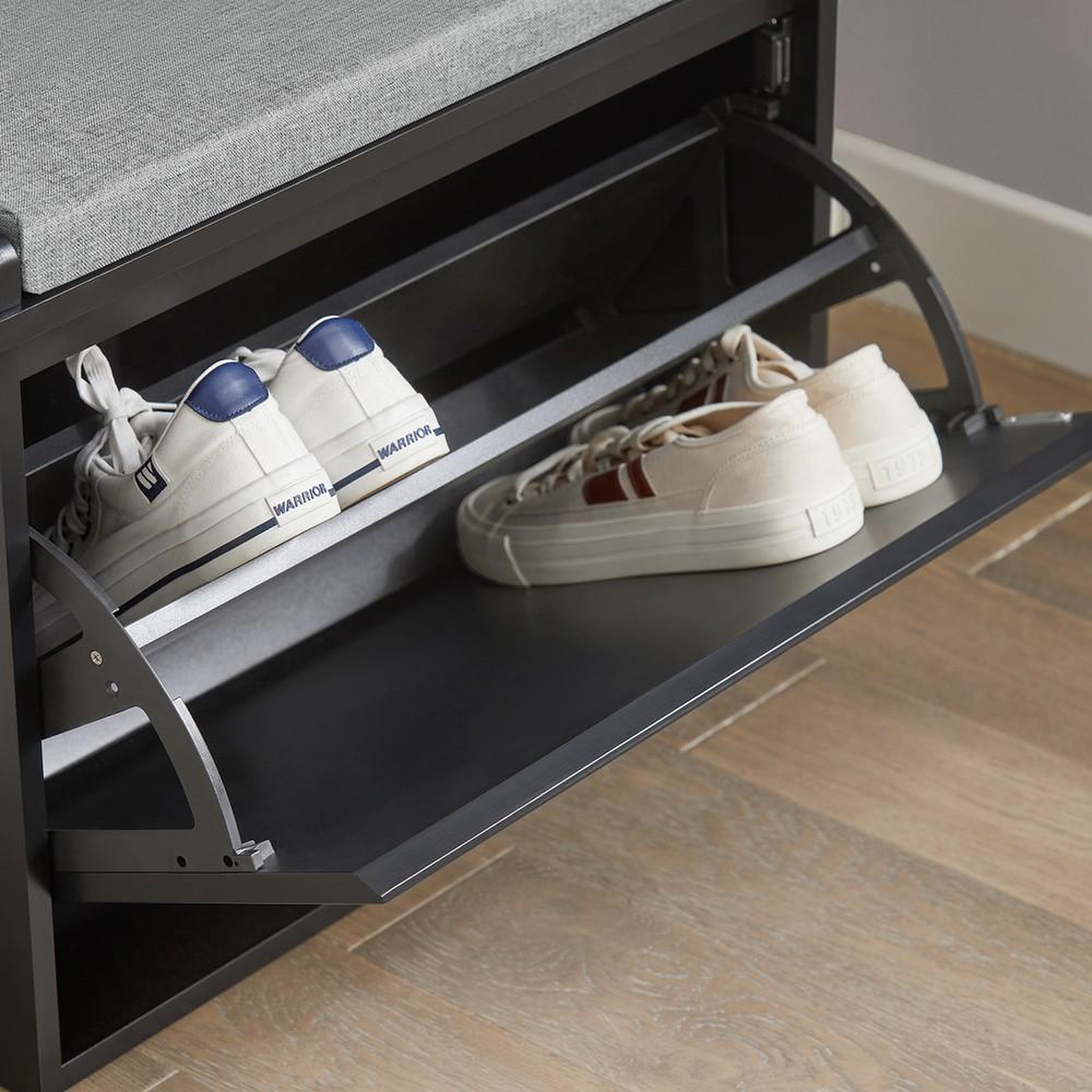 Voir la diapositive 6 : SOBUY SoBuy - Banc de rangement à chaussures avec une porte - Moderne - FSR98