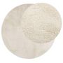 Voir la diapositive 3 : VIDAXL Tapis OVIEDO a poils courts beige Ø 120 cm