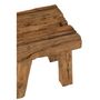 Voir la diapositive 4 : Paris Prix Tabouret en Bois de Teck  Rustique  35cm Naturel