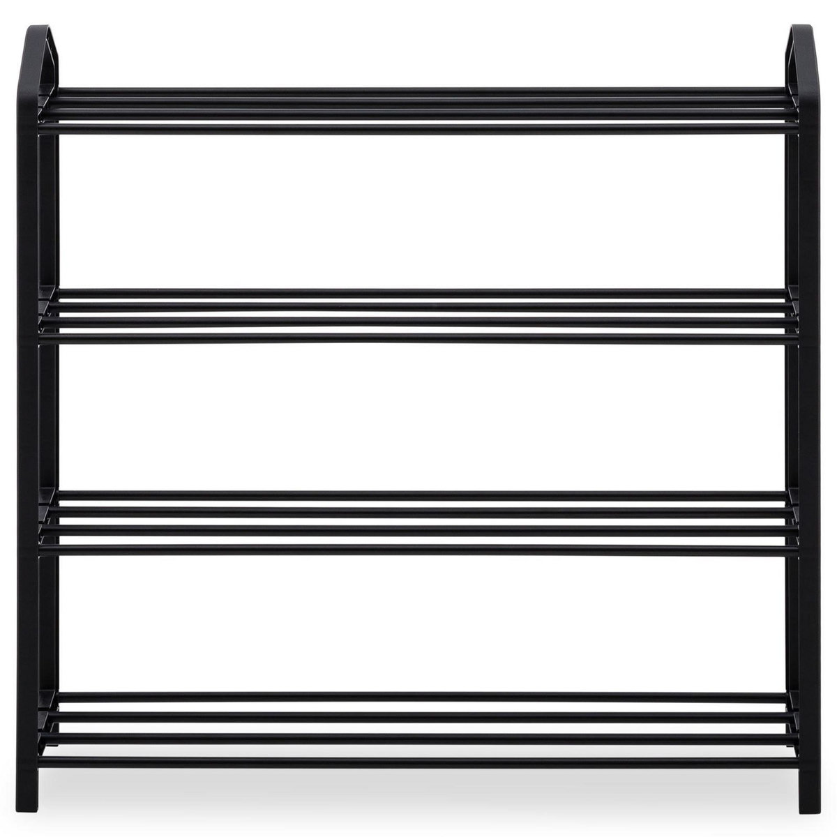 IDIMEX Étagère à chaussures TRALEE à quatre niveaux, en métal et plastique