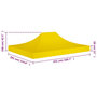 Voir la diapositive 6 : VIDAXL Toit de tente de reception 4,5x3 m Jaune 270 g/m^2