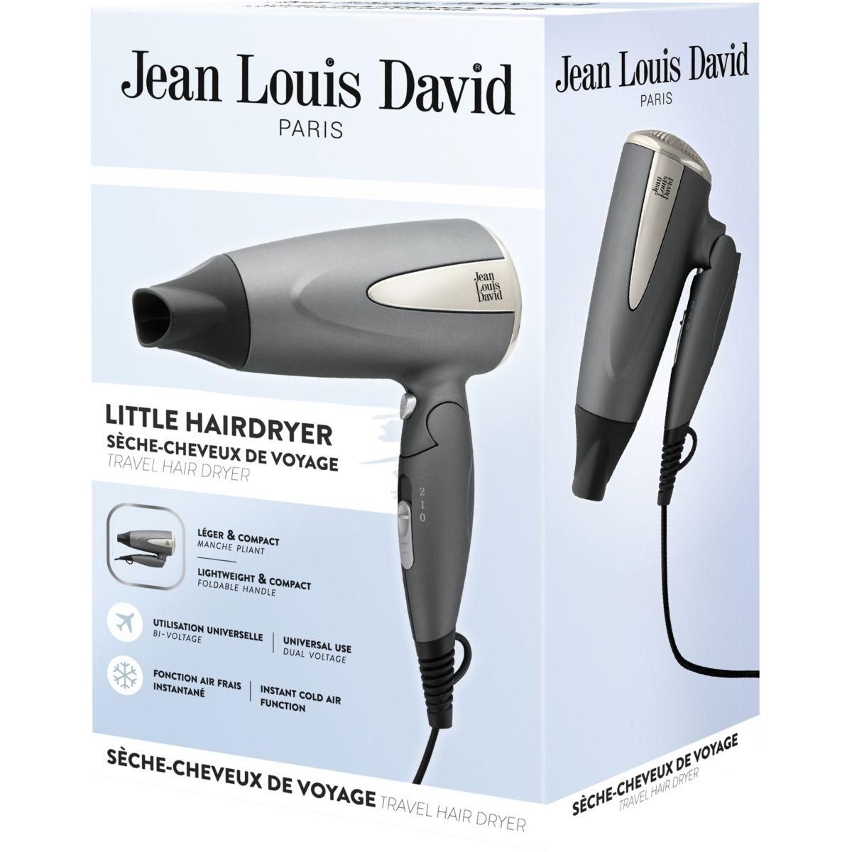 JEAN LOUIS DAVID Sèche cheveux de voyage Voyage 20206